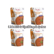 4 Adet 250 Gr Siyezli Ezogelin Çorbası Aç Isıt Ye Hazır Yemek - 586045405