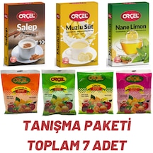 Orçel Toz İçecek Oralet Sıcak Soğuk İçim Karışık 7'li
