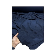 İpek Cupro Kumaş En 140 Cm Parlak Dökümlü Elbise, Gömlek, Kimono, Takım Ve Pantolon 1200 -1 Lacivert