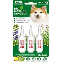 Bio Petactive Nature Magela 10 - 20 KG Deri ve Tüy Bakım Damlası 3 x 3 ML