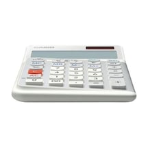 Casio JE-12E-WE Beyaz 12 Hane Masa Üstü Ergonomik Tuşlu Hesap Makinesi
