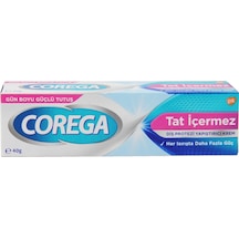Corega Gün Boyu Güçlü Tutuş Diş Protez Yapıştırıcı Tat İçermez Krem 40 G