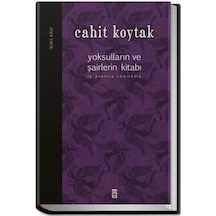 Yoksulların ve Şairlerin Kitabı - Cahit Koytak - Timaş Yayınları