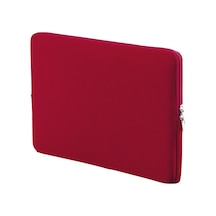 Maiyame 11" Laptop Ve Ultrabook Kılıfı - Kırmızı, Hızlı Fermuarlı, Yumuşak Yastık, Zarf Stili, Taşınabilir Koruma Kırmızı