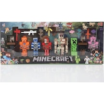 Tıfıl Toys Golemli Minecraft 8 Karakter 8 Aksesuar 16 Parça Çocuk Figür Oyun Seti
