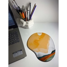 Manzara Çizim Bilek Destekli Mouse Pad Mousepad