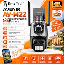 Avenir Av-m22 6mp Wifili Çift Yönlü Ses Çift Kameralı Wifi Kamera