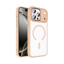 Joko Apple iPhone Uyumlu  17 Pro Uyumlu Terea Magsafe Kapak - Pembe