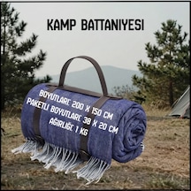 Uyguna-yakala Kamp Battaniyesi-mlz.281 Çok Renkli