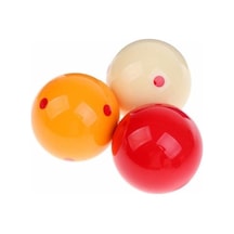 Bilardo Topu Karambol Benekli Üçbant Topu