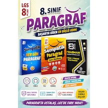 8.sınıf Sempatik Paragraf Soru Bankası- Her Güne Bir Paragraf + 3 Fragman Deneme