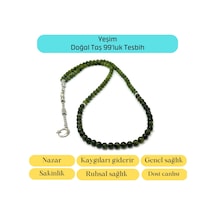 Yıldız Doğal Taş Yeşim 6mm 99luk Doğal Taş Tesbih
