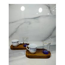 Chapelle - Points Dorés Gold 2 Li Kahve Yanı Bardağı Seti - 100ml