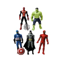 Avengers Işıklı Örümcek Adam Hulk Kaptan Amerika Batman Iron Man
