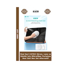 Özel Seri Coteci Ekran, Lens Ve Gözlük İçin Mikrofiber Parlatma Bezi Seti Bez Set Alternatif
