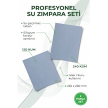 Starcke Su Zımparası Seti 150-240 Kum 230x280 Mm 2 Parça Islak Kuru Tabaka
