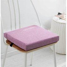 Sandalye Minderi Sünger Dolgulu Kare Sandalye Konfor Pedi Oturma Minderi Mavi