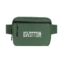 Led Zeppelin Logo Yeşil Bel Çantası