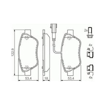 Opar 77366134 Ön Balata Punto Evo 1.2-1.3d Multijet -1.4-1.4 16v 07 2008 Sası No Dan Itıbaren 1096217 77365543