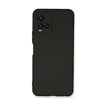 Vivo Y21s Kılıf Nano İçi Kadife Silikon - Siyah Diğer