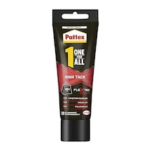 Pattex One For All High Tack, Yüksek Kaliteli Montaj Yapıştırıcısı, Tüm Yüzeyler İçin Güçlü Yapıştırıcı, Profesyonel Çok Amaçlı Yapıştırıcı, 1x142g Tüp