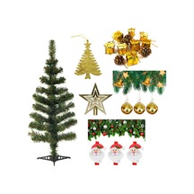 Yılbaşı Yeşil Çam Ağacı 90 Cm Set-2