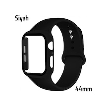 Ally Apple Uyumlu  Watch 4-5-6 44 MM Silikon Kordon Kayış Ve Ekran Koruyu