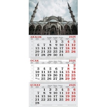 2026 Yılı Gemici Takvimi-sultan Ahmet Avlusundan Gökyüzü