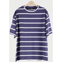 Alexander Gardi Alexandergardı Çizgili Oversize T-shirt E23-0046 001