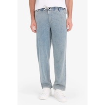 Defacto Wide Leg Geniş Paça Jean Kar Yıkamalı Pantolon F2967ax25aunm39 Mavi