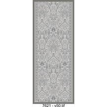 Mirsoy Scarf Sara Etnik Desen Şal Gri