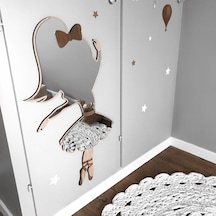 Balerin Model Pleksi Çocuk Odası Aynası Şeffaf