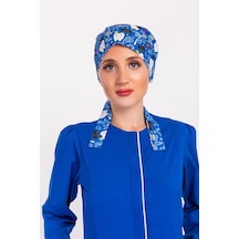 Tesettür Cerrahi Bone - Lacivert Diş Mavi