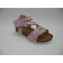 Piarmoni 01221 Deri Ortopedik Pembe Sandalet 21-25 Pembe