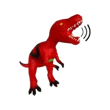 47 Cm. Sesli Kırmızı Trex Dinazor Yumuşak Kaliteli Et Malzeme T Rex Dinozor