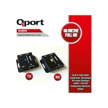 Qport Q-hex2 Hdmı 60m Cat 5-6 Uzatma Cihazı-188618