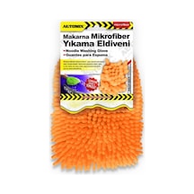 Automix Mikrofiber Yıkama Eldiveni Makarna-püskül 39848