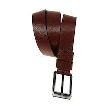 Hakiki Deri Erkek Yumuşak Kot Kemeri 4,5 Cm Kahverengi