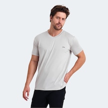Slazenger KATRIINA Erkek V Yaka Bej Tişört