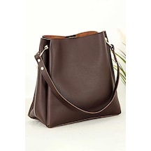 Nicolo İçi Süet Aksesuarlı Kadın Omuz Çantası BP-4713O