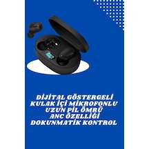 Tek İkili Bluetooth Kulaklık Dijital Göstergeli Uzun Pil Ömrü Yüksek Ses Kaliteli Najmaddin