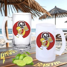 Simpson Duff Buzlu Ya Da Buzsuz Bira Bardağı 086