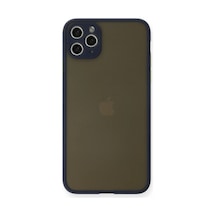 Apple Apple Uyumlu iPhone 11 Pro Max Kılıf Montreal Silikon Kapak - Lacivert