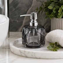 1 Adet Akrilik Sıvı Sabunluk 210 Ml - 3 Farklı Renkli Kırılmaz Şeffaf Banyo Ve Mutfak Düzenleyici Şık Losyon Ve Sabun Pompası Organizer Asorti 12 Izgara