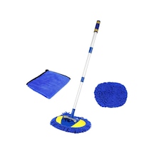 Symbee Uzun Saplı Araba Yıkama Seti - Mikrofiber Bezli Sünger Ve Yedek Başlık İçerir