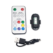 Carub Lamba Uçak Kanadı Çak-ar Şarjlı Rgb Kumanda