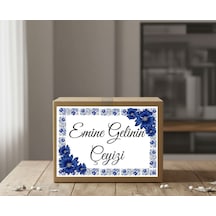 İsimli Çeyiz Etiketi - Kendinden Yapışkanlı - A4 Ebat 29 X 21 Cm - 10 Adet Beyaz