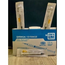 Berika 1 Cc Enjektör Iğneli Turuncu Uç 25g 0,50x25mm 300 Adet