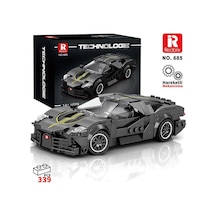 Reobrix Creator 685 Bugatti La Voiture Noire Spor Araba Yaratıcı Yapı Blok Seti Building Blocks - 339 Parça