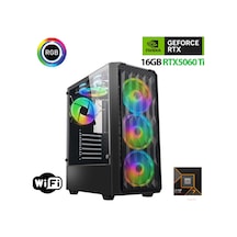 Xaser Thunder X850 007 R7 7700 32 GB 1 TB SSD 16 GB RTX5060 Ti Free Dos Masaüstü Oyuncu Bilgisayarı